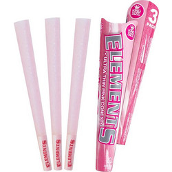 Elements Cones Pink - King Size 3τεμ