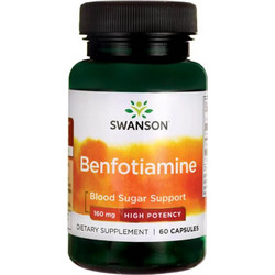 Swanson Benfotiamine High Potency 160mg 60 Κάψουλες