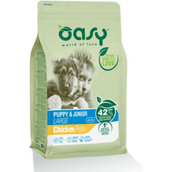 Oasy Lifestage Puppy & Junior Large with Chicken 3kg