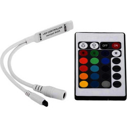 RGB LED Controller 24 Keys & Remote Avide Strip 5-24V 72W