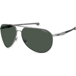 Carrera Ca030/S 3S3 Ανδρικά Γυαλιά Ηλίου Aviator Μεταλλικά Ασημί με Μαύρο Polarized Φακό
