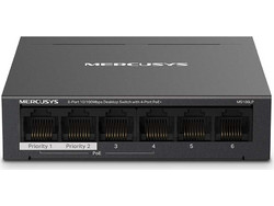 Mercusys MS106LP V1 Unmanaged L2 Switch με 6 Θύρες Ethernet 1Gbps