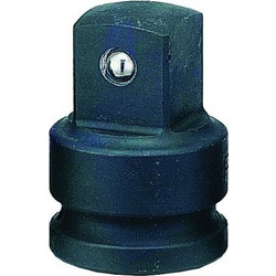 Force 80946MPB - Αντάπτορ μαύρος για καρυδάκια 1/2"(Θ) - 3/4"(Α)