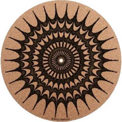 Simply Analog Cork Turntable Platter Mat (Iris Printed)