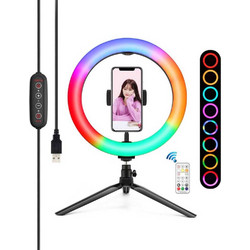 Puluz PKT3082B RGB με Τρίποδο 26cm