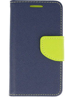 Fancy Book Apple iPhone 12 mini Σκούρο Μπλε/Λαχανί