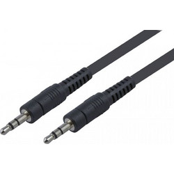 ΚΑΛΩΔΙΟ JACK STEREO ΣΕ JACK STEREO 3.5MM, NICKEL, BLACK, 1.5M,POWERTECH