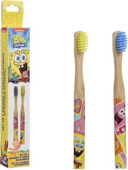 Take Care Spongebob Παιδικές Οδοντόβουρτσες 2τμχ
