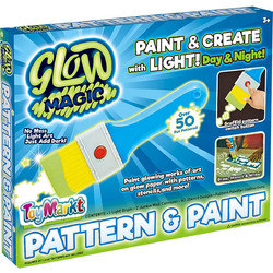 Pattern Painter Πινέλο Μπαταρίας, Φωσφορίζει στο Σκοτάδι 30x25x3cm ToyMarkt 913197