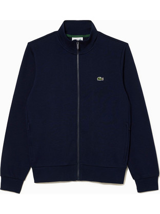 Lacoste Ανδρική Ζακέτα Fleece με Φερμουάρ Μπλε 3SH9622-166