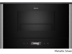 Neff NL9GR31Y1 Metallic Silver Flex Design Kit Εντοιχιζόμενος Φούρνος Μικροκυμάτων 21lt Μαύρος