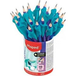 Maped Μολύβι Kidy Learn Με Οδηγό Και Γόμα HB 1 Τεμ