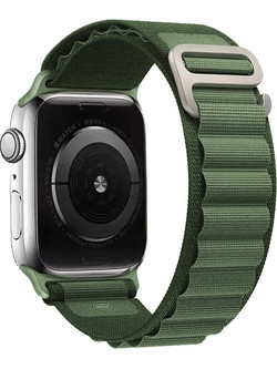 Sonique Alpine Loop Λουράκι Υφασμάτινο Khaki (Apple Watch 42 / 44 / 45 / 49mm)