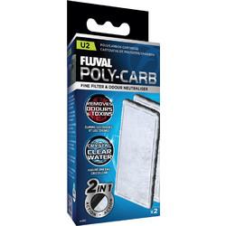 FLUVA- Po-Carbon Cartridge 2 pack U- (126.2490- Pet Supplies