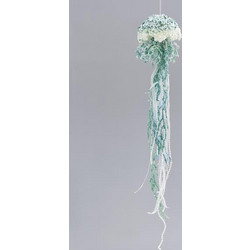 Eurolamp Διακοσμητικό Μέδουσα 45x9.5cm Λευκό - Μέντα 600-40928