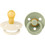 BiBS Colour Πιπίλες Καουτσούκ 0m+ Ivory Sage 2τμχ