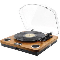 Akai ATT-11BT Πικάπ με Ηχεία Bluetooth & USB Brown