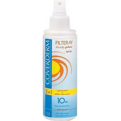 Coverderm Filteray Plus Αντηλιακό Spray Σώματος Αντιγηραντικό SPF10 150ml