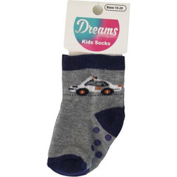 Dreams New Born Καλτσάκια Περιπολικό Γκρι (2396012-18/20)