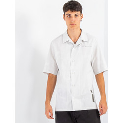 G-Star RAW Hawaii Commando Ανδρικό Πουκάμισο Βαμβακερό Κοντομάνικο Κανονική Γραμμή Λευκό