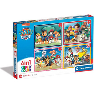 Παιδικό Puzzle Clementoni Nickelodeon Paw Patrol 4 in 1 12 + 16 + 20 + 24 Κομμάτια