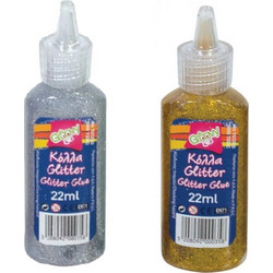 Groovy Glitter Glue Χρυσόκολλα Χειροτεχνίας Χρυσό - Ασημί 22ml 0.67.202