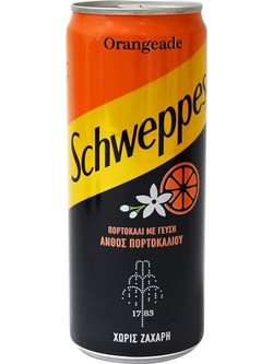 Schweppes Orangeade Κουτι 330Ml (35)
