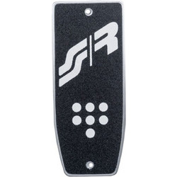 Τεμπέλης ποδιού Anti Slip Look μαύρο-ασημί 195x80mm- 1τμχ