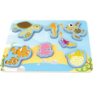 Παιδικό Puzzle Tooky Toy Σφηνώματα Νemo 7 Κομμάτια DTY077]