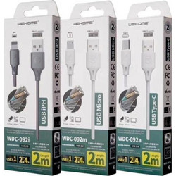 Charging Cable WK Micro White 2m Full Speed Pro WDC-092 2.4A