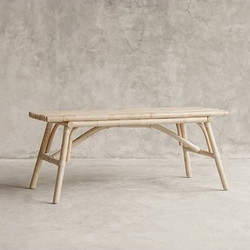 RAVENNA Πάγκος Από Φυσικό Rattan Layna Natural