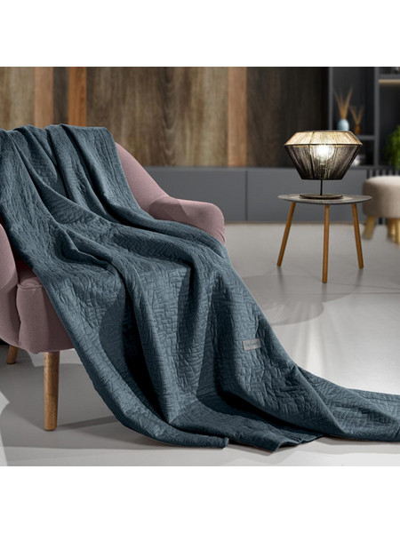 Guy Laroche Ριχτάρι Διθέσιου Καναπέ 170x250 Avon Emerald με Μαξιλαροθήκη