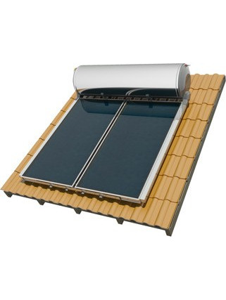 Duratherm Aelios Ηλιακός Θερμοσίφωνας 160lt 3m² Glass Διπλής Ενέργειας