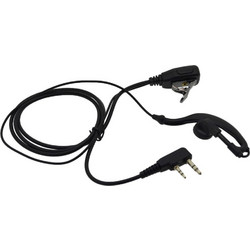 Hands Free Mono Ancus HiConnect με διπλό κονέκτορα 2.5mm & 3.5mm με πλήκτρο απάντησης για Walkie Talkie Μαύρο Bulk