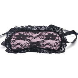 Pink Color Sexy Lace Mask