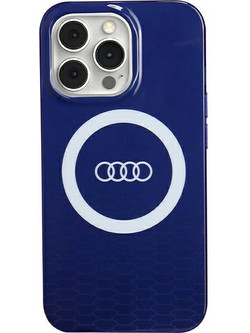Audi IML Big Logo MagSafe case for iPhone 13 Pro / 13 - blue