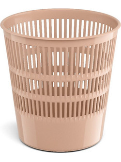Latticed wastebasket ErichKrause(R) Powder, 12l, pink