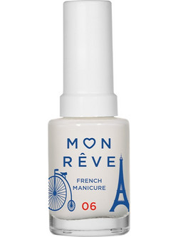 Mon Reve French Manicure Sheer 06 White Βερνίκι Νυχιών Μακράς Διαρκείας 13ml