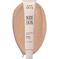 Mon Reve Nude Skin Tinted Cream 102 Medium Normal/Dry Skin 30ml
