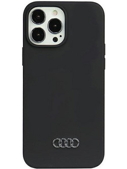 Audi Silicone Case iPhone 13 Pro Max 6.7" black/black hardcase AU-LSRIP13PM-Q3/D1-BK