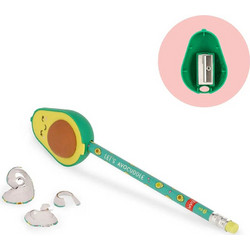 LEGAMI ΞΥΣΤΡΑ ΜΕ ΓΟΜΑ PENCIL SHARPENER WITH ERASER - LET'S AVOCUDDLE (ΑΒΟΚΑΝΤΟ) PSAVO0001