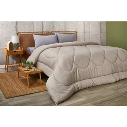 WhiteEgg Πάπλωμα Μονό 160x240 ΠΑΠ100-5 Beige