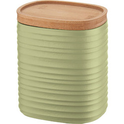 Βάζο 500ml με bamboo καπάκι Tierra πράσινο Guzzini 181801257