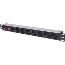 ΠΟΛΥΠΡΙΖΟ 19' 8xSch ΣΕ Sch ΜΕ ΔΙΑΚΟΠΤΗ and Overload Prot, 3 m (713986)