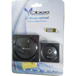 Ασύρματο κουδούνι πόρτας - VV6 - 113569 - Black