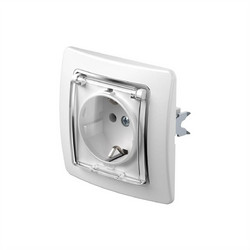 ΠΡΙΖΑ ΣΟΥΚΟ ΜΕ ΚΑΛΥΜΜΑ ΔΙΑΦΑΝΟ 2P+E 16A CT TEM EKONOMIK - 17718