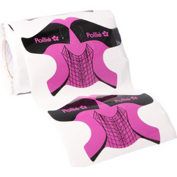 POLLIE NAIL FORMS BUTTERFLY 100PCS 07497