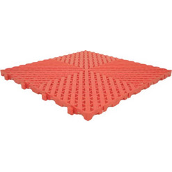Πλακάκι πλαστικό αποστράγγισης 40x40x2cm Κόκκινο