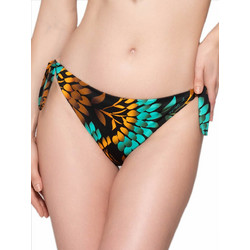 Luna Bikini Slip Τιρκουάζ Μαύρο Ταμπά 94164-45