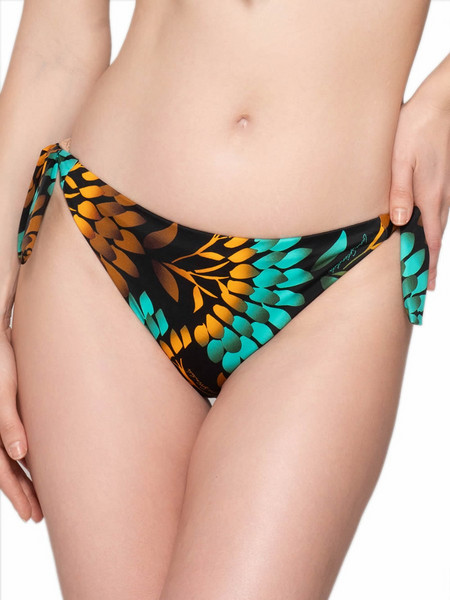 Luna Bikini Slip Τιρκουάζ Μαύρο Ταμπά 94164-45